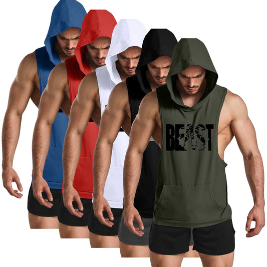 Pack de 5 sudaderas musculosa