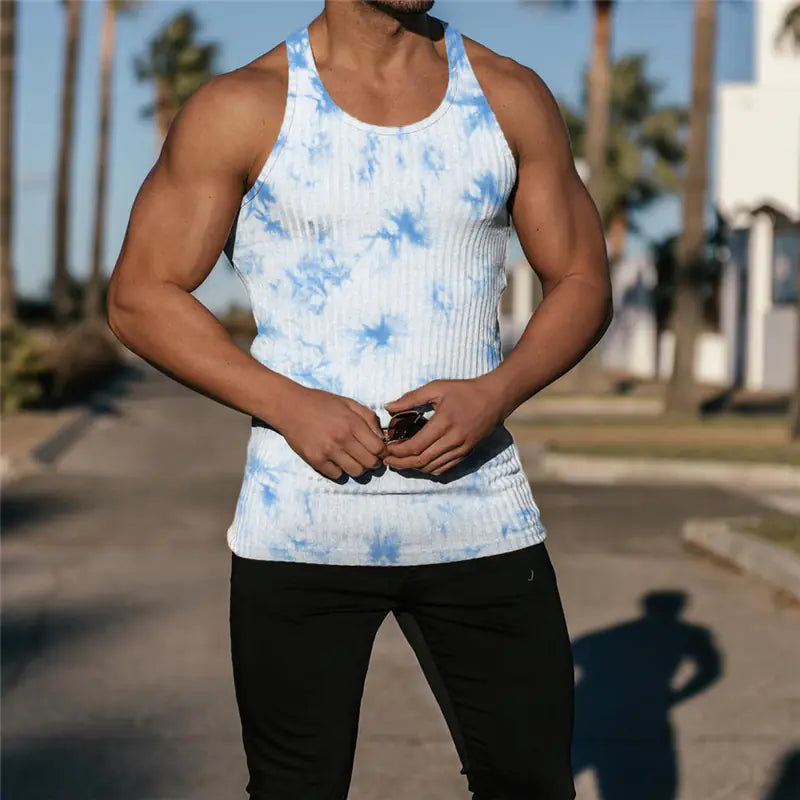 Musculosa de gym con estampado