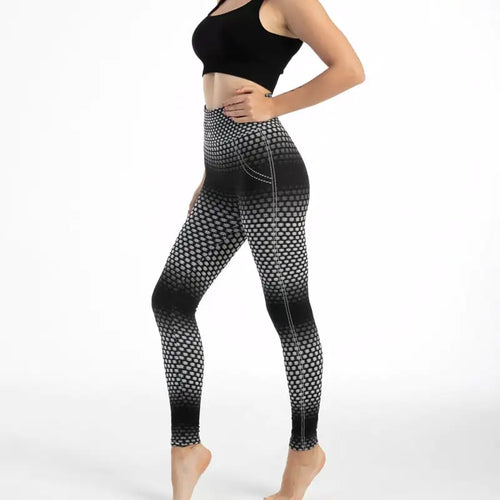 Leopard Print High Waist Gym Leggings