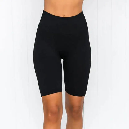Women's High Waist Casual Yoga Gym Shorts