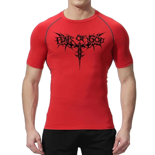 Camiseta de gym ajustada