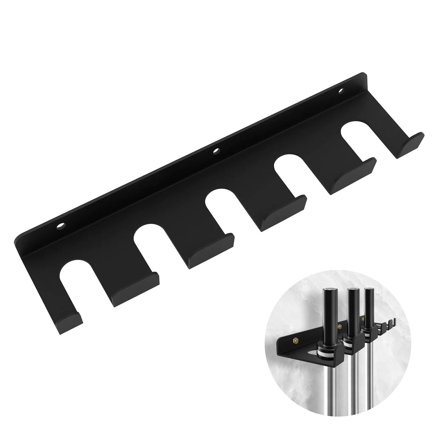 YZZHAJ Vertical Wall Mounted Olympic Barbell Holder Bar Holder Barbell Storage Rack Gym Rack Organizer Home Gym Accessories Hanger for Home Garage Gym